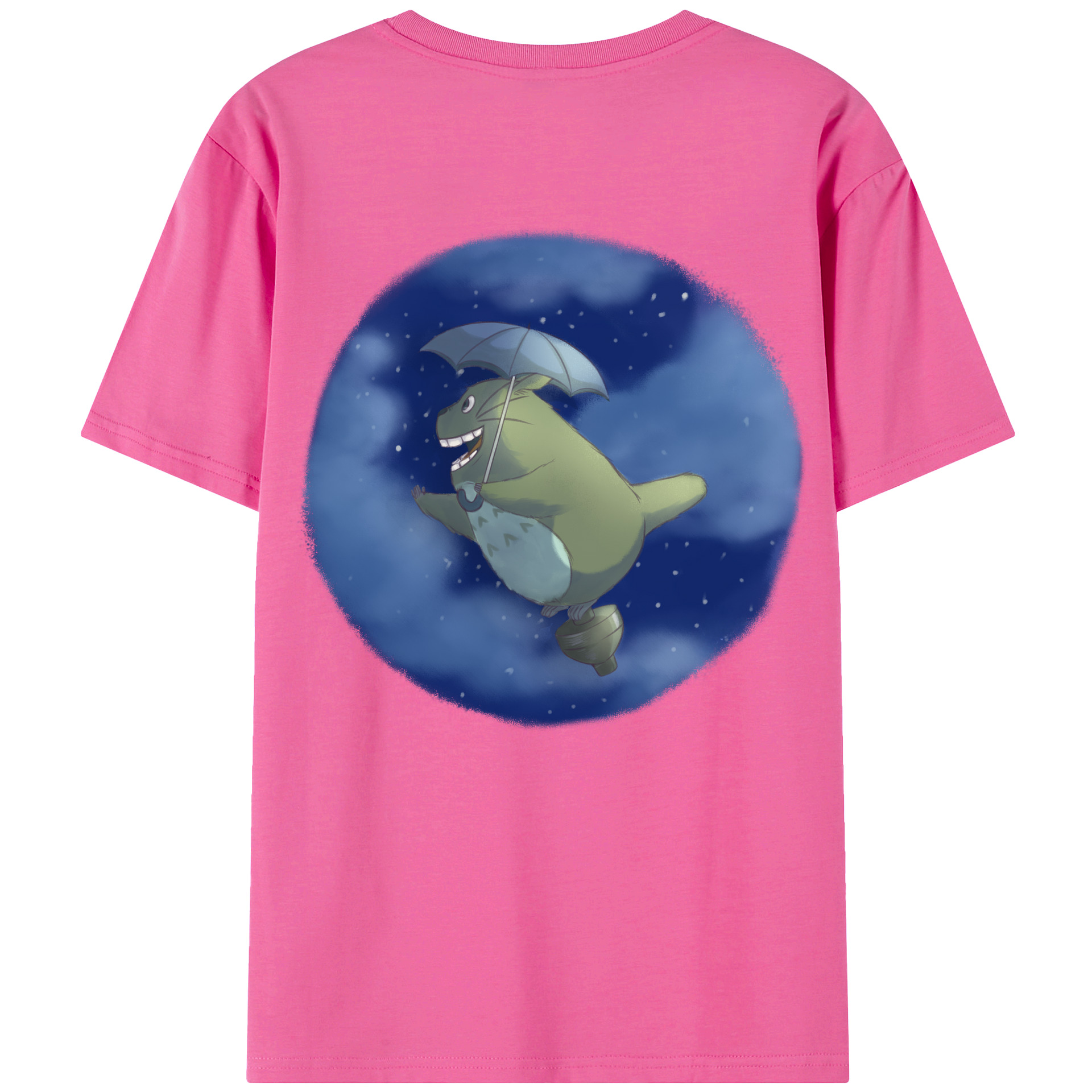 （画像用） となりのトトロ 草壁メイ 草壁サツキ My Neighbor Totoro Satsuki Kusakabe Mei Kusakabe レディース半袖Tシャツ(バックプリント)